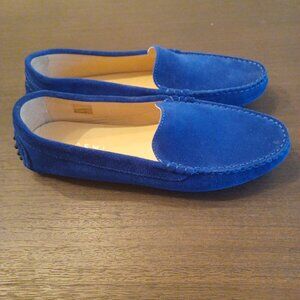 Gorgeous M. Gemi Felize Suede Moccasin Blue Sz. 41